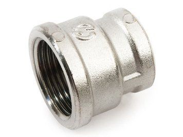 Муфта перехідна латунна різьба 1 1/4"x1" General Fittings хром