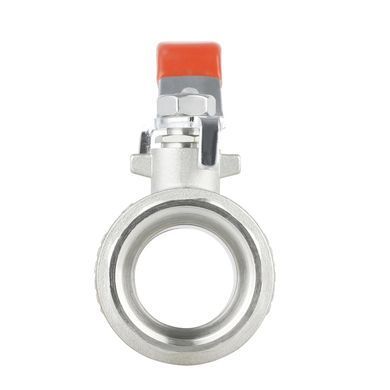 Кран шаровой 1 1/2" ВВ DN40 латунный (ручка) Forte SF600