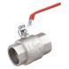 Кран шаровой 1 1/2" ВВ DN40 латунный (ручка) Forte SF600