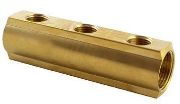 Коллекторная балка 1" на 8 выходов 1/2" Fado