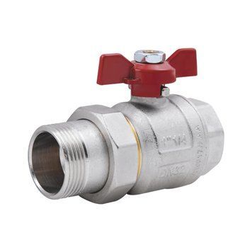 Кран прямий з американкою 1 1/4" DN32 (метелик) Icma 347