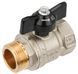 Кран шаровой 1" ВН DN25 латунный (бабочка) General Fittings 7S00M2