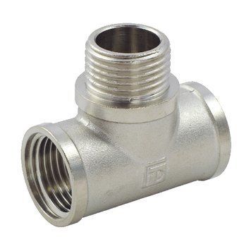 Трійник латунний різьба внутр/зовн/внутр 1/2" Fado T11