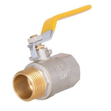 Кран газовый 3/4" ВН DN20 латунный (ручка) SD605G