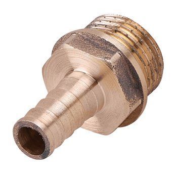 Латунний штуцер "ялинка" для шланга резьба зовн 1/2"x10 SD427