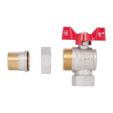 Кран кутовий з американкою 3/4" DN20 посилений (метелик) SD222N