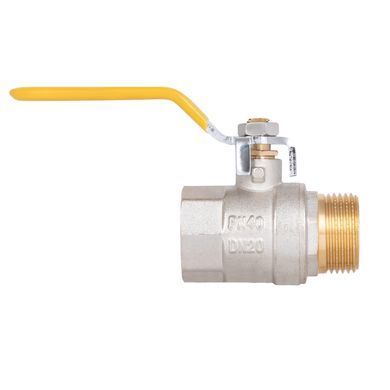 Кран газовый 3/4" ВН DN20 латунный (ручка) SD605G