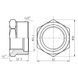 Футорка латунна різьба 1 1/4"x1" SF374