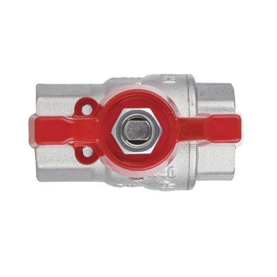 Кран шаровой 1/2" ВВ DN15 латунный (бабочка) Forte SF602