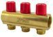 Колектор 1" на 2 виходи з вентильними кранами 3/4" євроконус Fado KBV