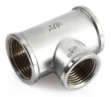 Трійник перехідний латунний 1"x3/4" внутр General Fittings хром