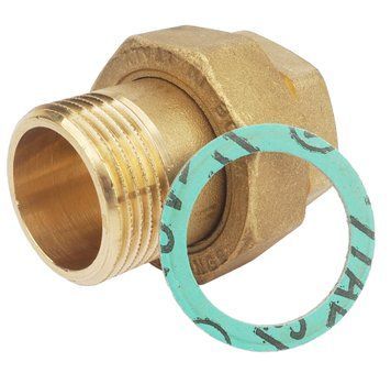 Згін-американка прямий латунний різьба 1" General Fittings
