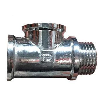 Трійник латунний різьба внутр/внутр/зовн 1/2" Fado T31C хром