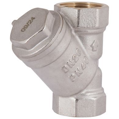 Фільтр для газу 3/4" (DN20) латунь нікельована Thermo Alliance (100 мкм)
