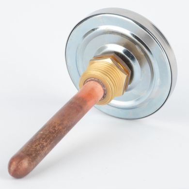 Термометр 0-120&deg;C &Oslash;63 (L=105) 1/2" SD174 біметалевий з гільзою