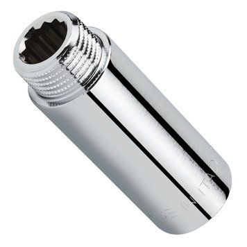 Удлинитель латунный длина 60 мм резьба 1/2" Icma 19 хром