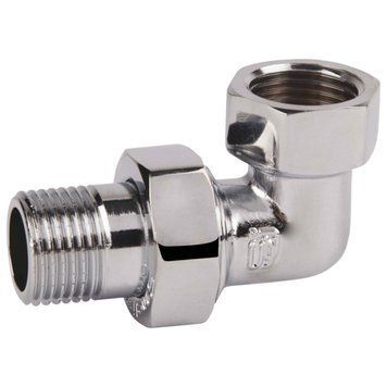 Згін-американка кутовий латунний 3/4" SF193 хром