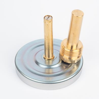 Термометр 0-120&deg;C &Oslash;63 (L=50) 1/2" SD17450 біметалевий з гільзою