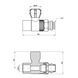 Кран шаровой полипропиленовый прямой 20x1/2" Thermo Alliance