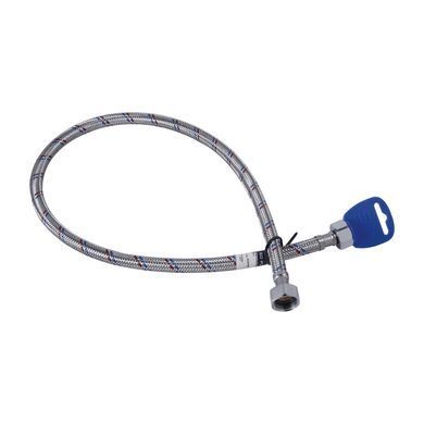 Гнучкий шланг-підведення для води 80 см 1/2" гайка-гайка Thermo Alliance