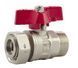 Кран кульовий з накидною гайкою ВВ 3/4" DN20 Fado KG02