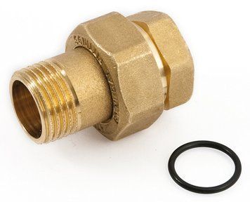 Згін-американка прямий з ущільнюючим кільцем 1 1/2" GF