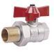 Кран кульовий з американкою прямий ВЗ 1/2" DN15 SD221