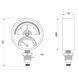 Термоманометр 0-10 бар 0-120&deg;C &Oslash;80 радіальний (клапан 1/2") SD17210