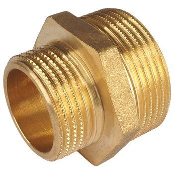 Ніпель перехідний латунний різьба 2"x1 1/4" General Fittings
