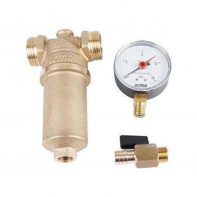 Самопромивний фільтр для води 1/2" Icma 750