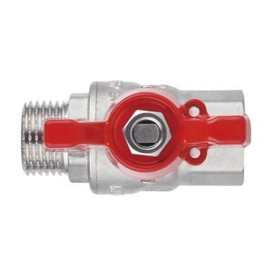 Кран кульовий 1/2" ВЗ DN15 латунний (метелик) Forte SF607