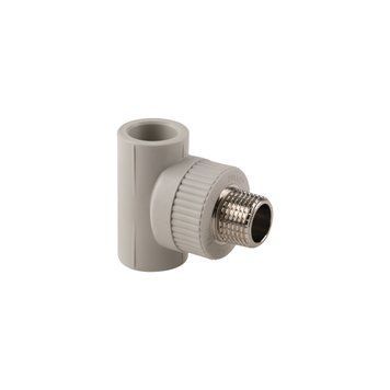 Тройник полипропиленовый с наружной резьбой 20x1/2" TA