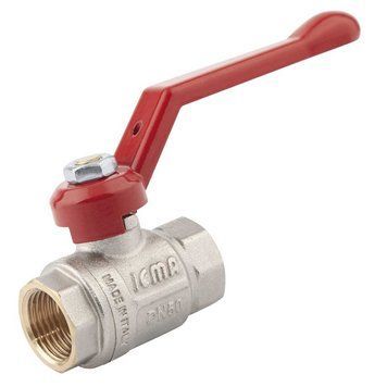 Кран шаровой 1/2" ВВ DN15 латунный (ручка) Icma 350