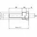 Латунная гильза &Oslash;8 L=50 1/2" (штуцер) для датчика температуры, термопары