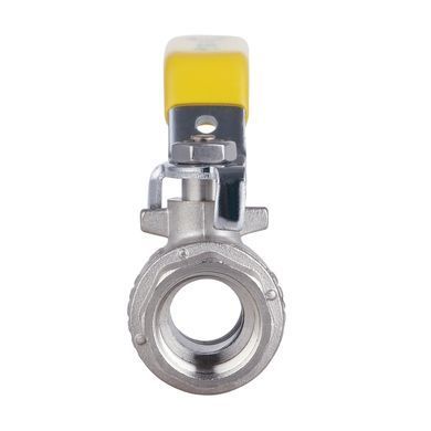 Кран газовый 1/2" ВВ DN15 латунный (ручка) SF600G