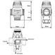 Термостатичний змішувальний клапан 35-60&deg;С DN15 1/2" Esbe VTA 312