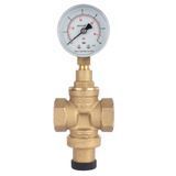 Редуктор давления воды 3/4" (1-4 бар) с манометром Malgorani Minibrass 109