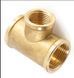 Трійник перехідний латунний різьба внутр 3/4"x1/2" Fado T04B
