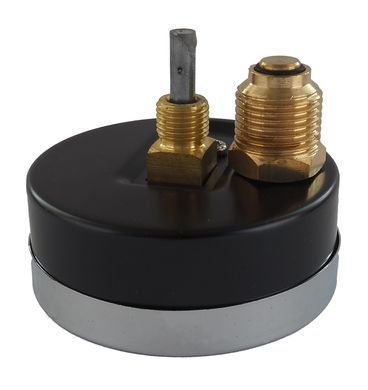Термоманометр 0-10 бар 0-120&deg;C &Oslash;80 осьовий (клапан 1/2") SD17310