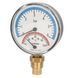 Термоманометр 0-6 бар 0-120&deg;C &Oslash;80 радіальний (клапан 1/2") Cewal