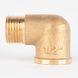 Кут латунний різьба 1/2" зовн/внутр General Fittings