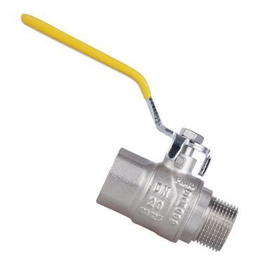 Кран газовый 3/4" ВН DN20 латунный (ручка) Forte SF605G
