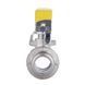 Кран газовый 3/4" ВН DN20 латунный (ручка) Forte SF605G