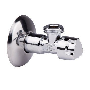 Кран вентильный угловой приборный хром 1/2"x3/8" Icma 519