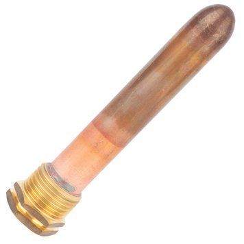 Медная гильза &Oslash;14 L=110 1/2" (штуцер) для датчика температуры, термопары