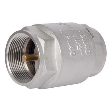 Зворотний клапан 1 1/2" (DN40) Forte для води, латунний шток