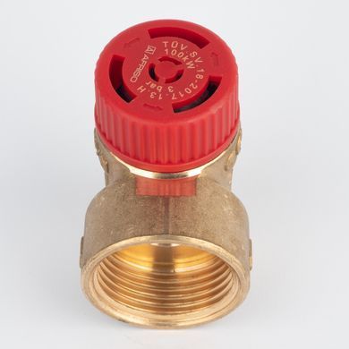 Запобіжний клапан 3,0 бар 3/4"x1" внутр. (підривний) Afriso MS