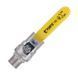 Кран газовий 1" ВЗ DN25 латунний (ручка) Forte SF605G