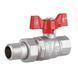 Кран прямий з американкою 1/2" DN15 (метелик) Forte SF220