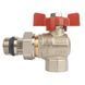 Кран угловой с американкой 1/2" (бабочка) антипротечка Icma 362
